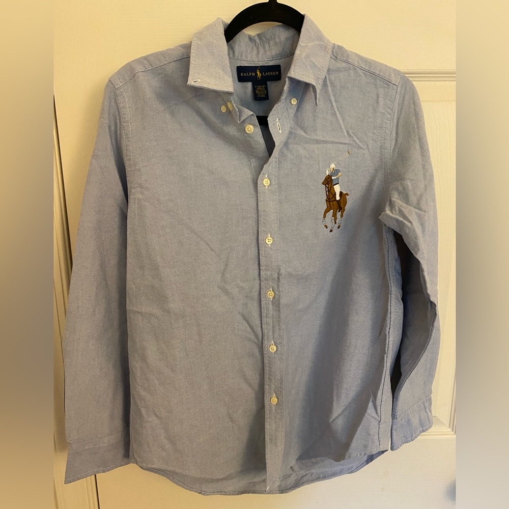 Ralph Lauren button down. Size- L (14-16). Perfect condition.